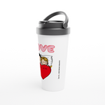 Load image into Gallery viewer, SHARING STAINLESS STEEL TRAVEL MUG
