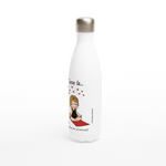 Load image into Gallery viewer, LOVE IS... TAKING CARE OF YOURSELF REUSABLE STAINLESS STEEL WATER BOTTLE
