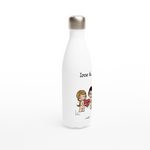 Load image into Gallery viewer, LOVE IS... A GIFT REUSABLE STAINLESS STEEL WATER BOTTLE
