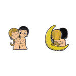 Load image into Gallery viewer, SET OF 2 LIMITED EDITION PIN BROOCHES (FREE FOR ORDERS OVER US$100)
