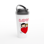 Load image into Gallery viewer, SHARING STAINLESS STEEL TRAVEL MUG
