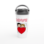 Load image into Gallery viewer, SHARING STAINLESS STEEL TRAVEL MUG
