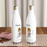 Load image into Gallery viewer, LOVE IS... GOING THE EXTRA MILE REUSABLE STAINLESS STEEL WATER BOTTLE

