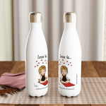 Load image into Gallery viewer, LOVE IS... TAKING CARE OF YOURSELF REUSABLE STAINLESS STEEL WATER BOTTLE
