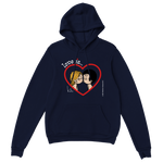 Load image into Gallery viewer, LOVE IS... ...A KISS UNISEX HOODIE
