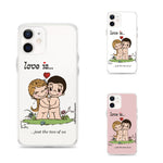Load image into Gallery viewer, LOVE IS... JUST THE TWO OF US PHONE CASE
