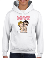 Load image into Gallery viewer, JUST THE TWO OF US KIDS HOODIE

