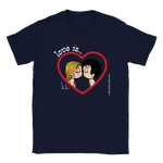 Load image into Gallery viewer, LOVE IS... ...A KISS UNISEX T-SHIRT
