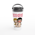Load image into Gallery viewer, KISS STAINLESS STEEL TRAVEL MUG
