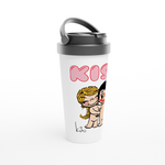 Load image into Gallery viewer, KISS STAINLESS STEEL TRAVEL MUG
