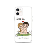 Load image into Gallery viewer, LOVE IS... JUST THE TWO OF US PHONE CASE
