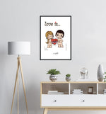 Load image into Gallery viewer, LOVE IS... A GIFT ART PRINT
