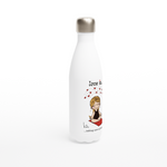 Load image into Gallery viewer, LOVE IS... TAKING CARE OF YOURSELF REUSABLE STAINLESS STEEL WATER BOTTLE
