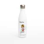 Load image into Gallery viewer, LOVE IS... GOING THE EXTRA MILE REUSABLE STAINLESS STEEL WATER BOTTLE
