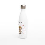Load image into Gallery viewer, LOVE IS... SELF CARE REUSABLE STAINLESS STEEL WATER BOTTLE
