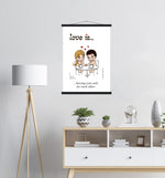 Load image into Gallery viewer, LOVE IS... HAVING EYES ONLY FOR EACHOTHER ART PRINT

