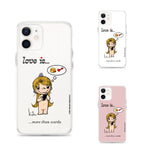 Load image into Gallery viewer, LOVE IS... MORE THAN WORDS PHONE CASE
