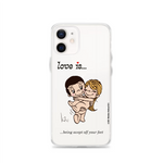 Load image into Gallery viewer, LOVE IS... BEING SWEPT OFF YOUR FEET PHONE CASE
