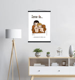Load image into Gallery viewer, LOVE IS... SOMEONE TO LEAN ON ART PRINT
