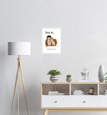 Load image into Gallery viewer, LOVE IS... SOMEONE TO LEAN ON ART PRINT
