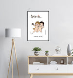 Load image into Gallery viewer, LOVE IS... TAKING "US-IES" ART PRINT
