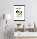 Load image into Gallery viewer, LOVE IS... TELLING HIM HE LOOKS GREAT WHATEVER HE WEARS VINTAGE ART PRINT
