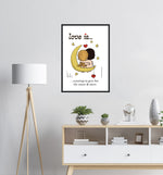 Load image into Gallery viewer, LOVE IS... WANTING TO GIVE HER THE MOON AND STARS ART PRINT
