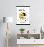 Load image into Gallery viewer, LOVE IS... WANTING TO GIVE HER THE MOON AND STARS ART PRINT
