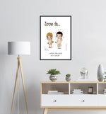 Load image into Gallery viewer, LOVE IS... WHEN YOU TURN ON A SMILE ART PRINT
