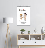 Load image into Gallery viewer, LOVE IS... WHEN YOU TURN ON A SMILE ART PRINT
